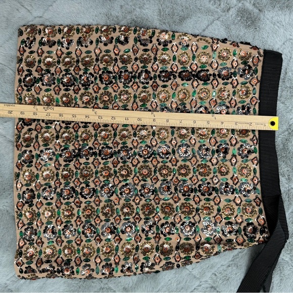 J. Crew Collection Rare Embellished Size 4 Beaded Skirt Festive Holiday 2018 - Picture 9 of 16